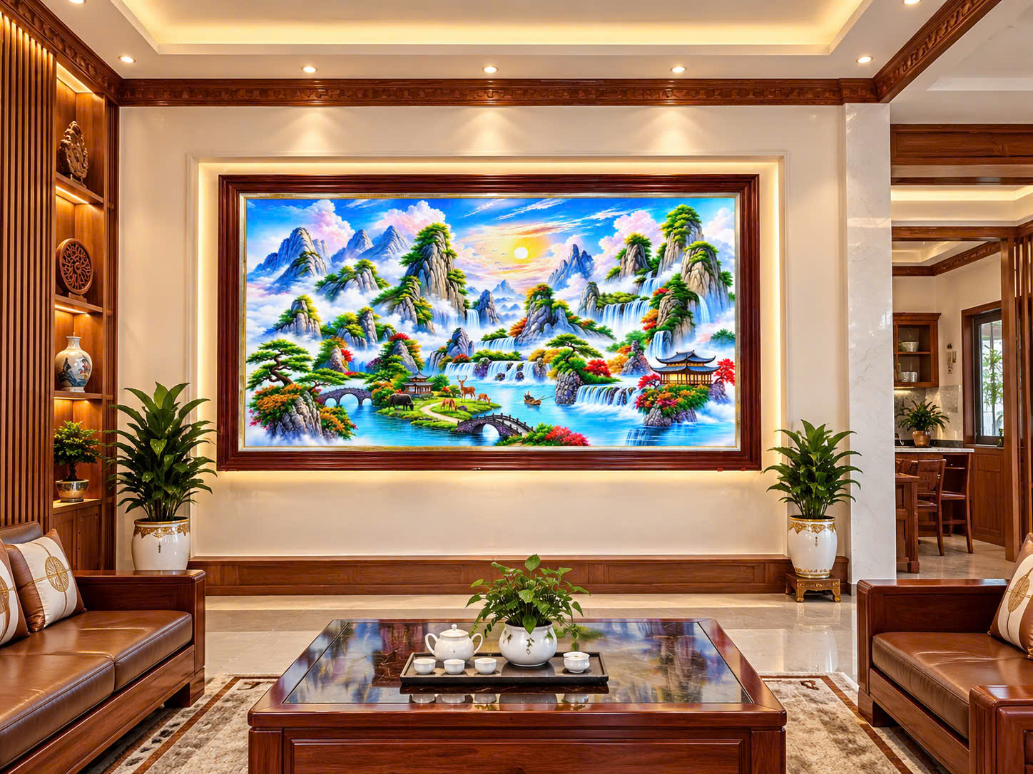 Tranh Sơn Thủy Tuyệt Đẹp Đỉnh Cao