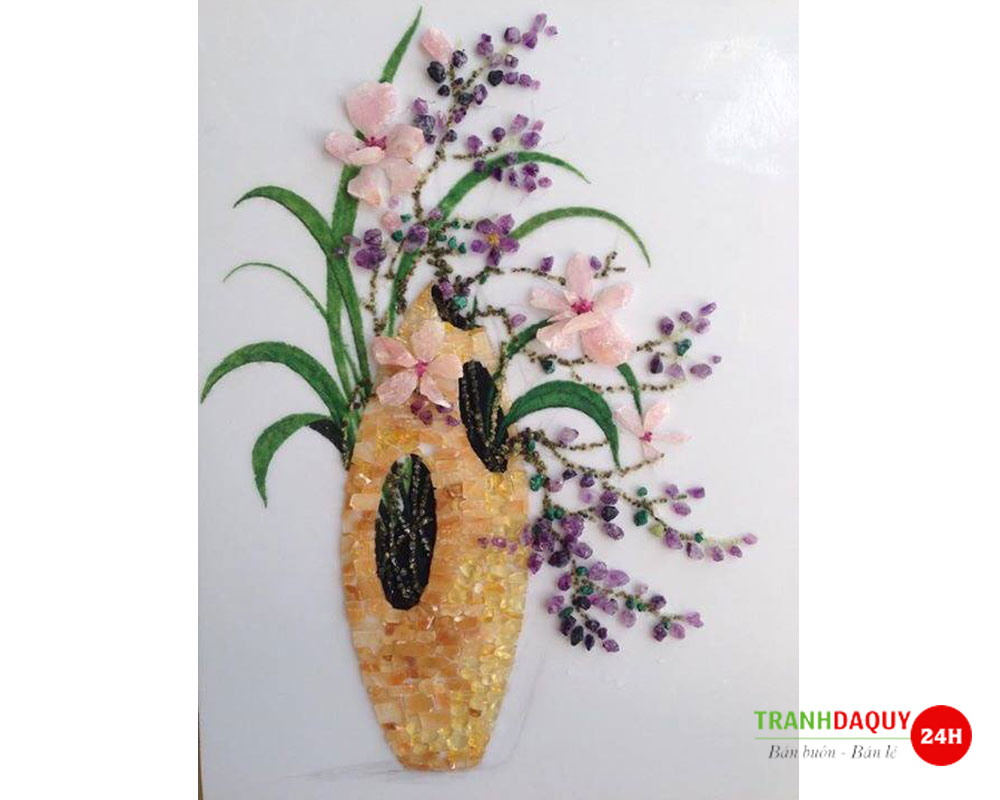 Tranh đá quý hoa