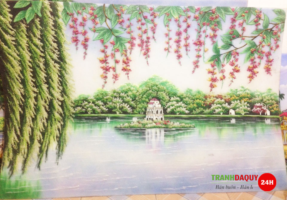 Tranh đá quý làm quà tặng