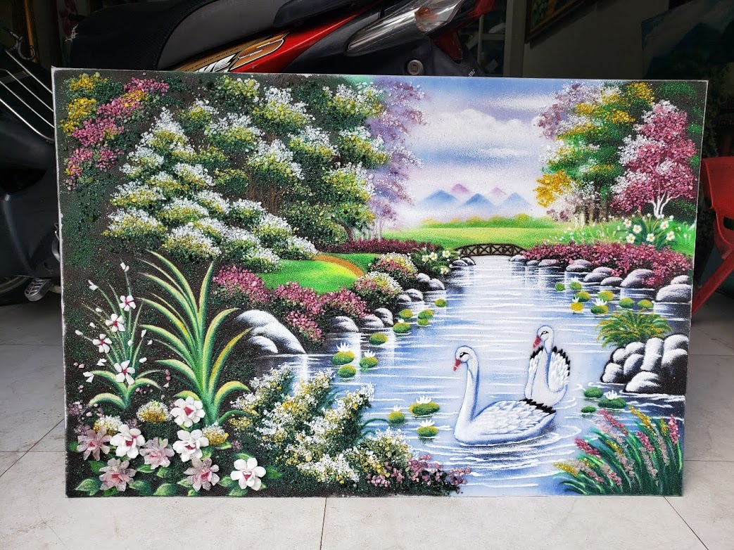 TRANH HỒ NƯỚC
