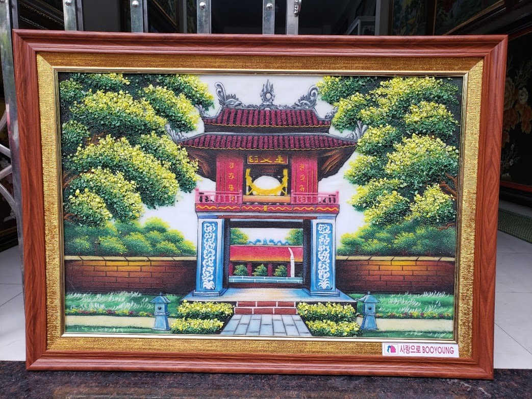 tranh văn miếu