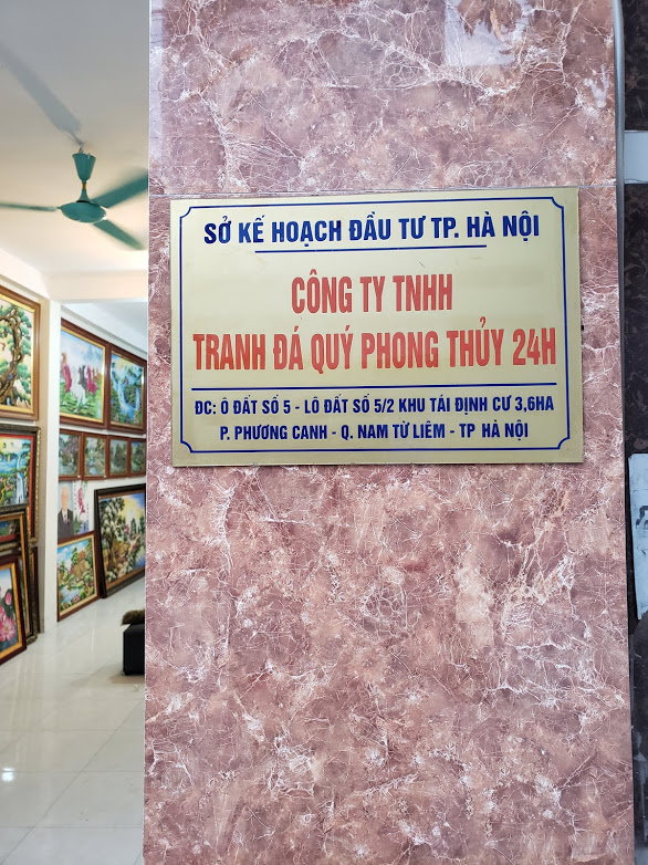 cửa hàng tranh đá quý
