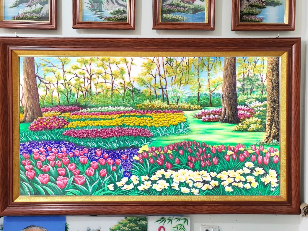 TRANH RỪNG HOA TULIP