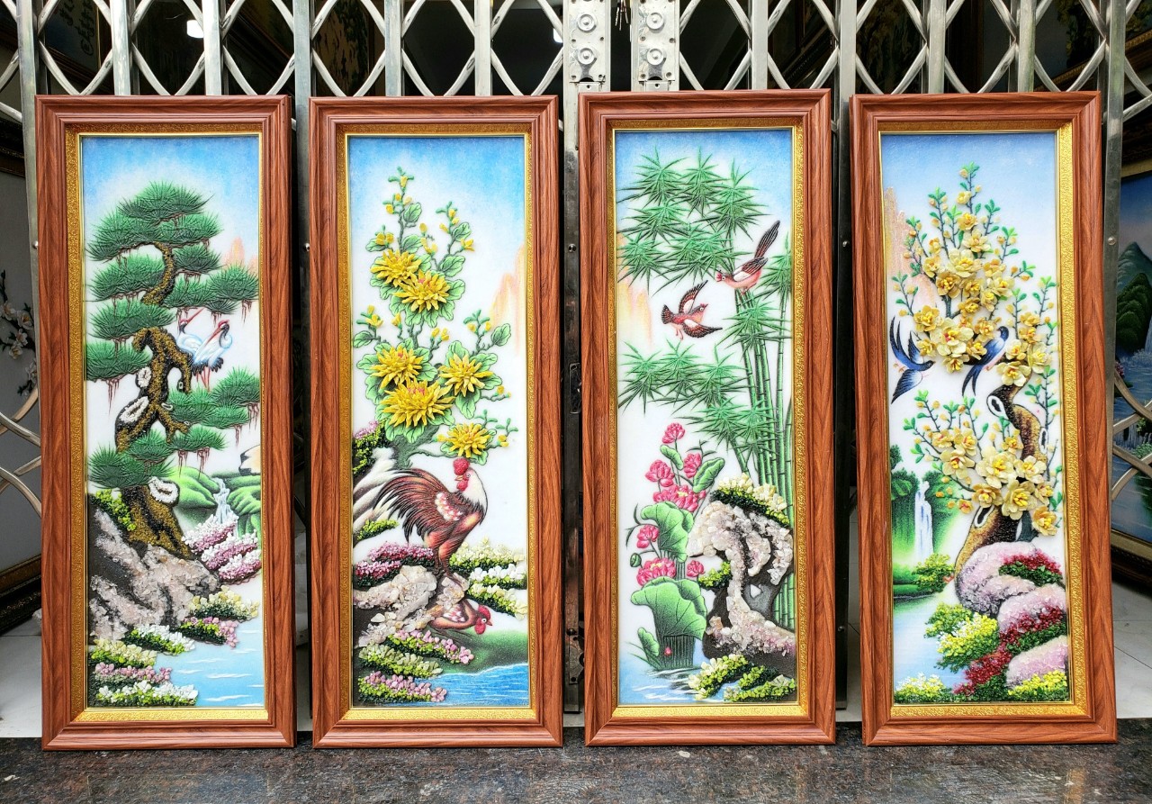 TRANH TỨ QUÝ Ở KIÊN GIANG