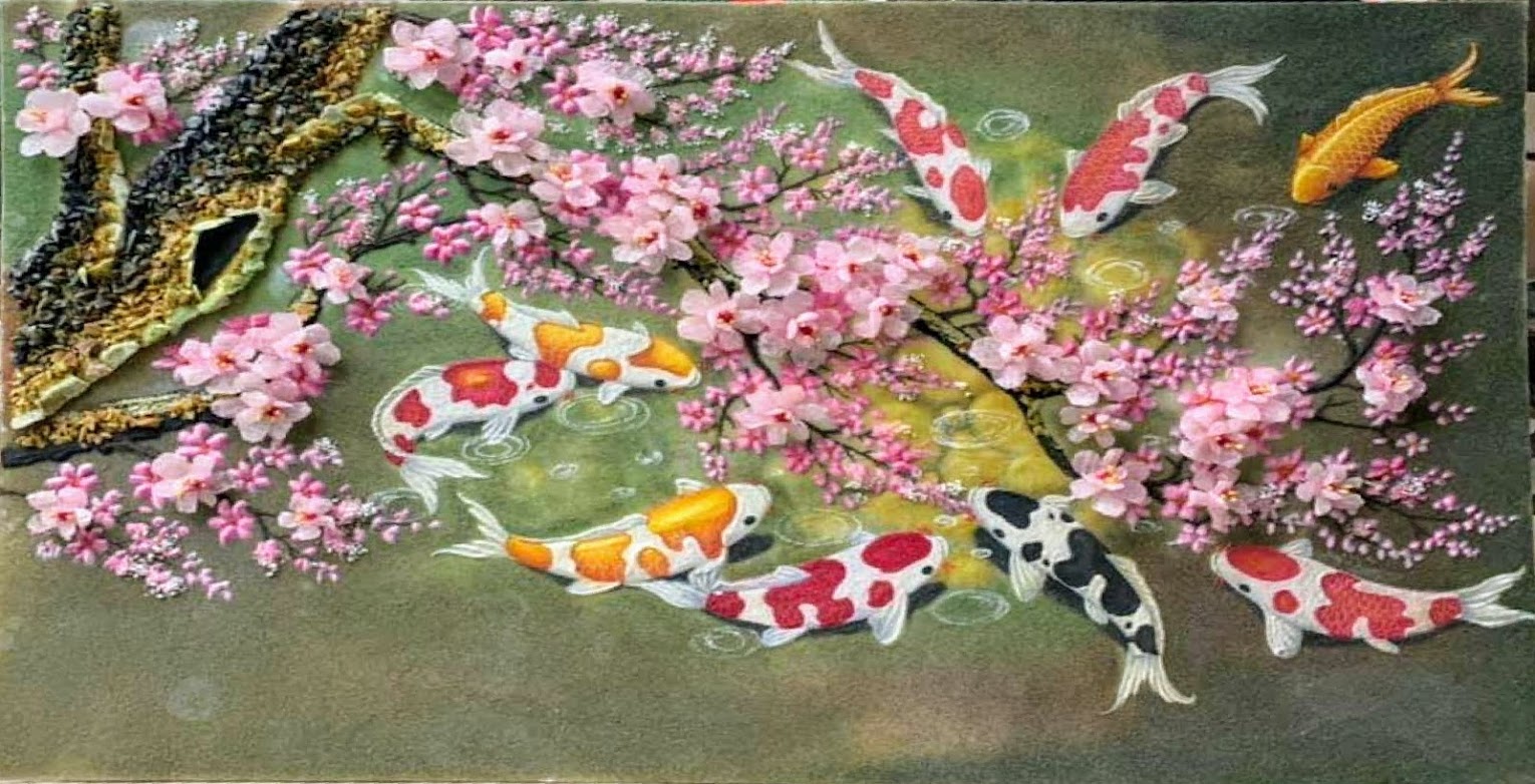 tranh cá 