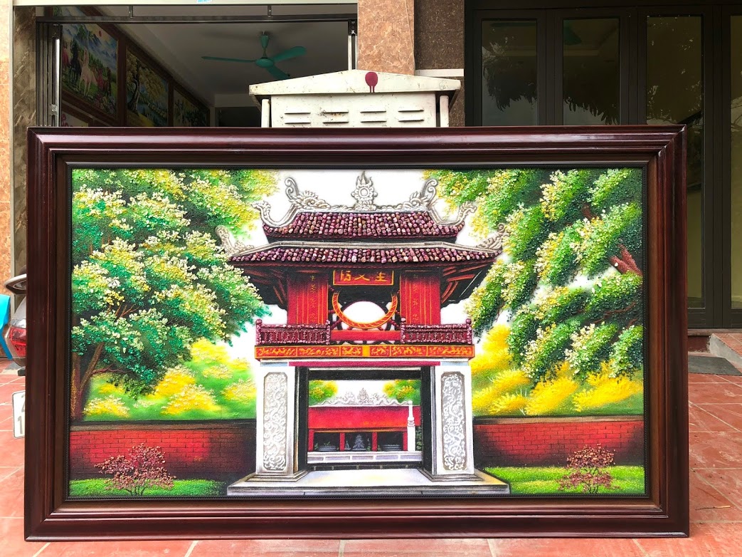 tranh văn miếu