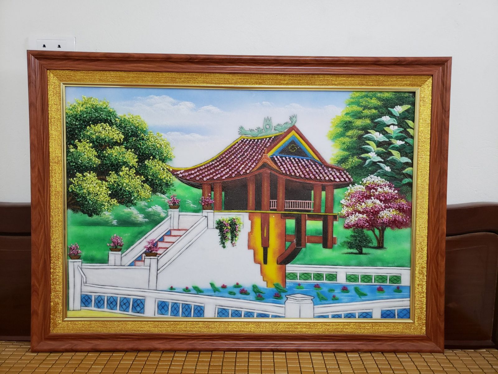 Tranh đá quý làm quà tặng