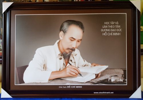 Tranh đá quý Bác Hồ