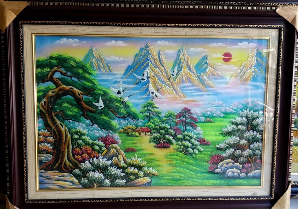 Tranh đá quý phong cảnh