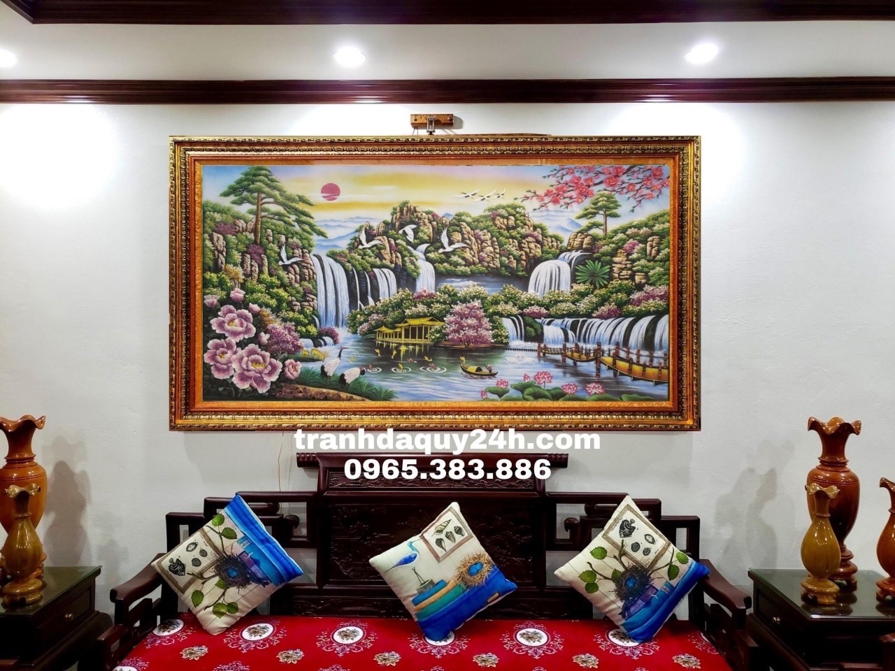 tranh phú quý bình an