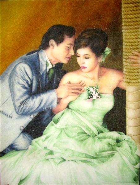 tranh đá quý cao cấp