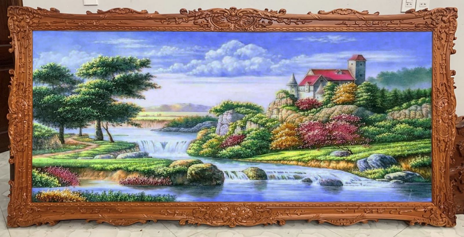 Tranh đá quý phong cảnh Châu Âu