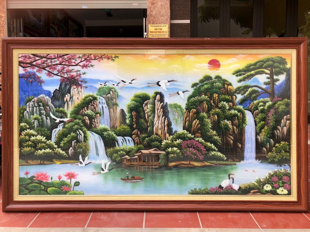 tranh sơn thủy hữu tình