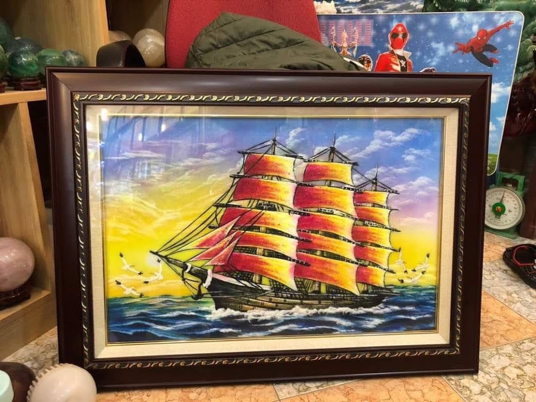 tranh thuận buồm xuôi giá cực đẹp