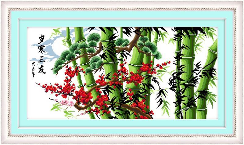 tranh trúc báo bình an