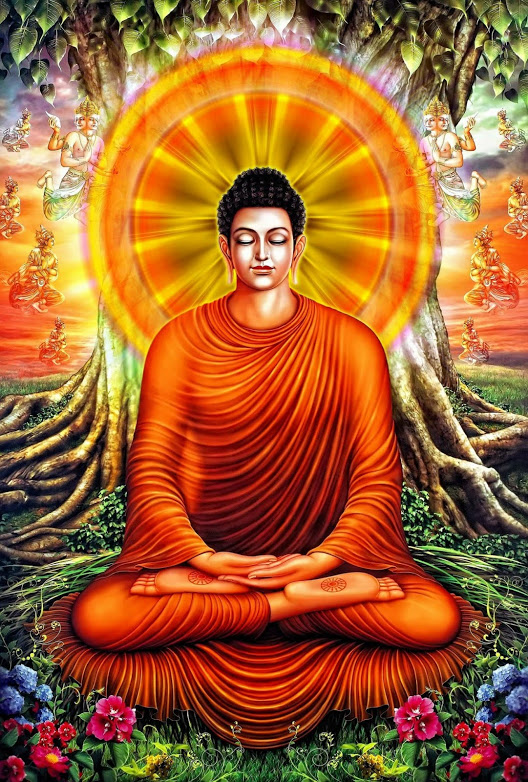 Tranh đá quý chân dung phật tổ T242