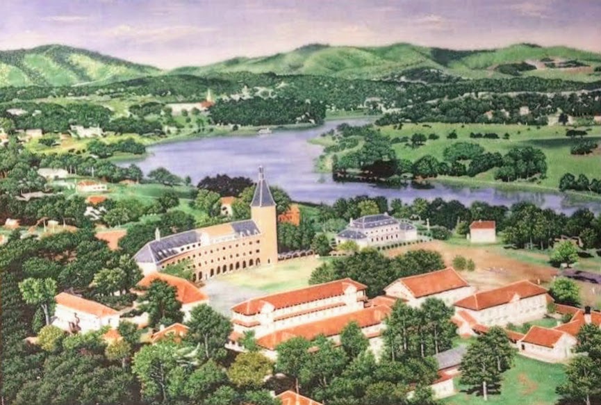 tranh vẽ trường học