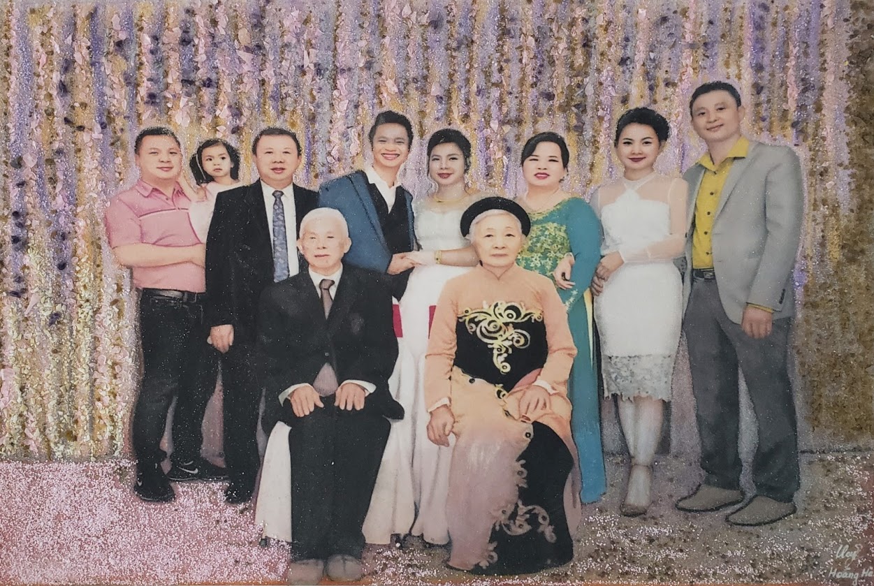 vẽ tranh chân dung gia đình