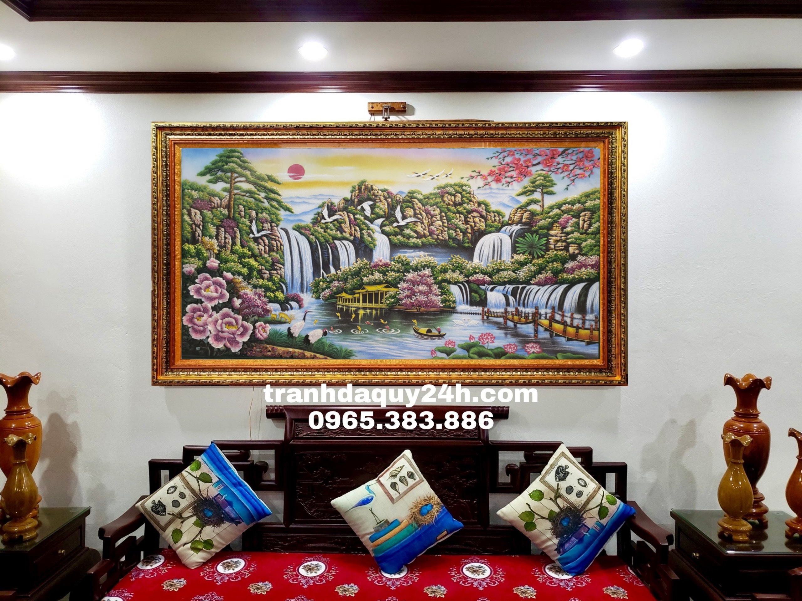 TRANH SƠN THỦY HỮU TÌNH ĐẸP