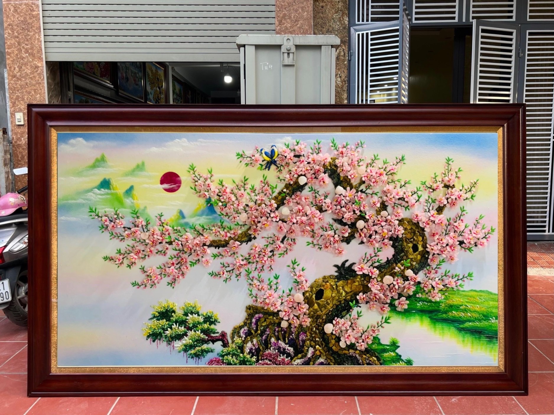 TRANH ĐÁ QUÝ ĐÀO PHAI _T01