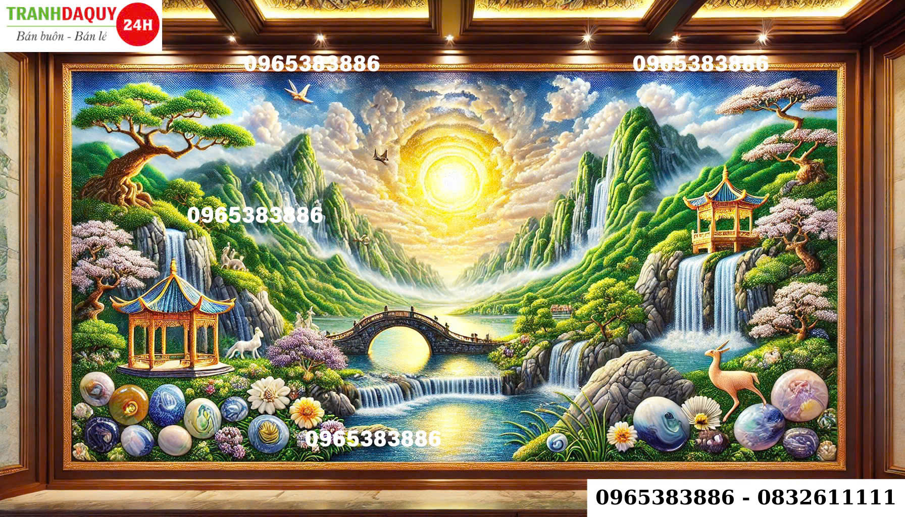 Tranh sơn thủy đẹp nhất  ST01