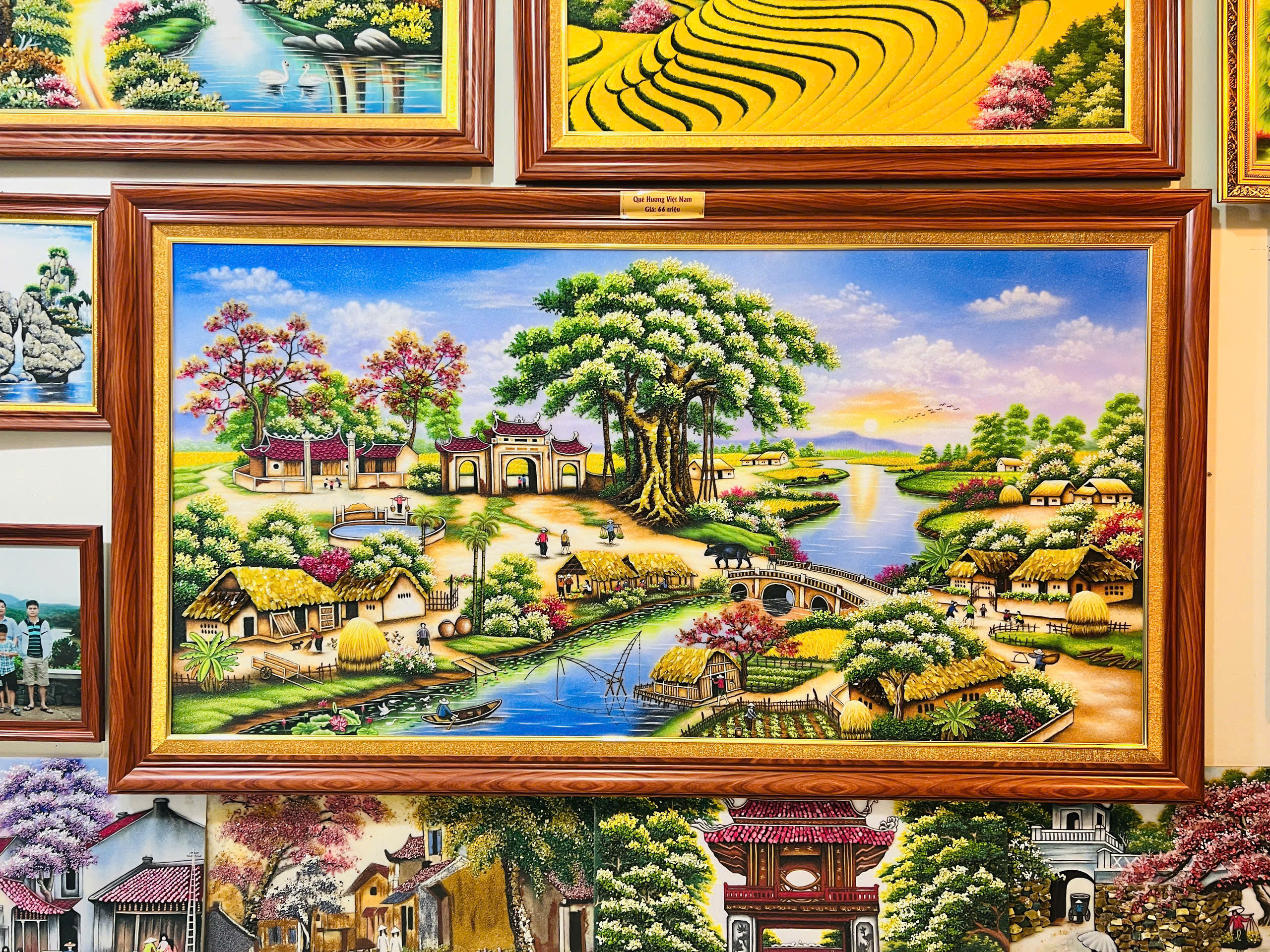 Tranh làng quê đẹp đẹp nhất