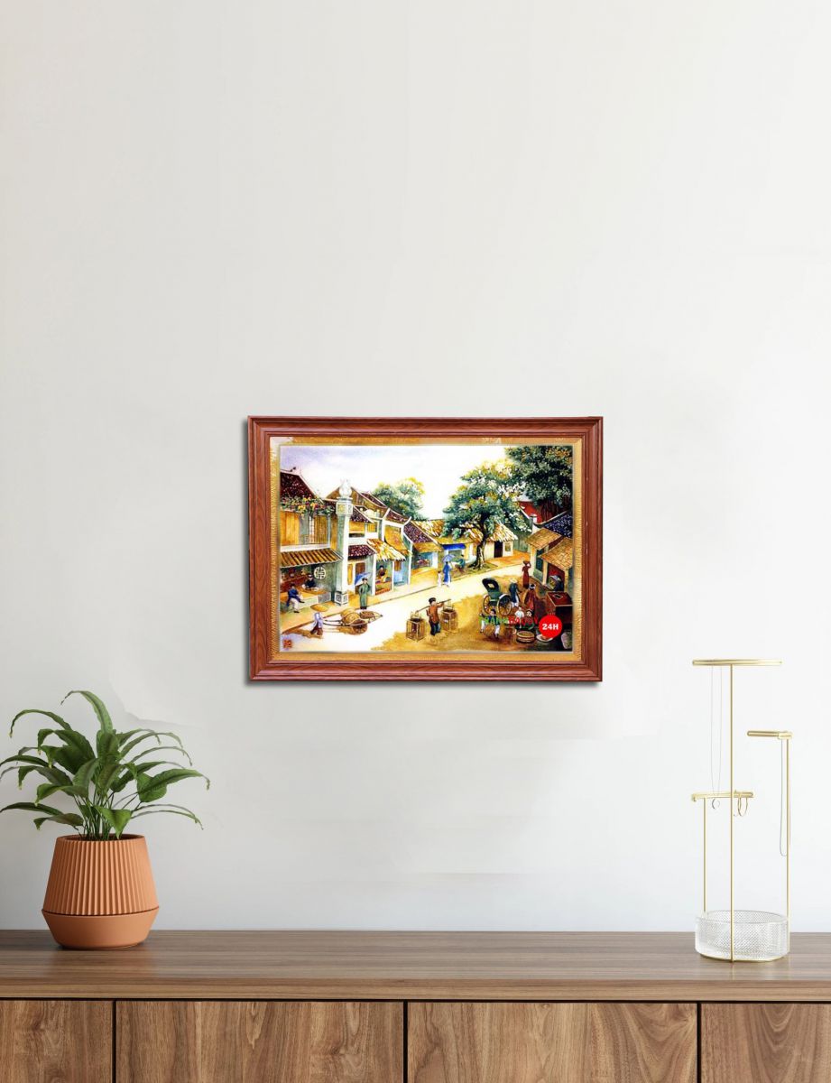 Tranh đá quý phố cổ