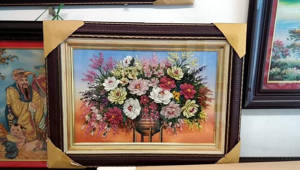 Tranh đá quý lãng hoa