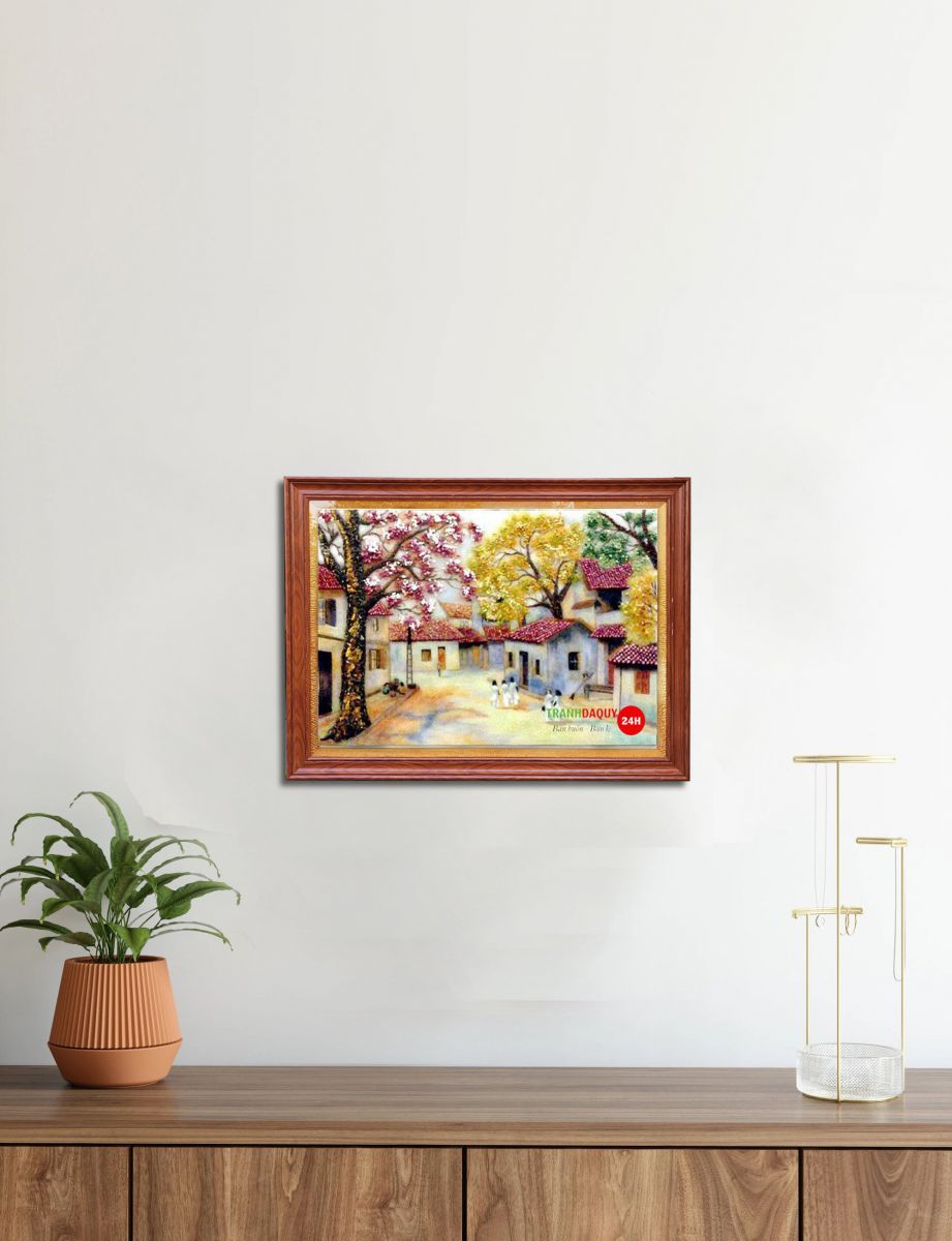 Tranh đá quý phố cổ