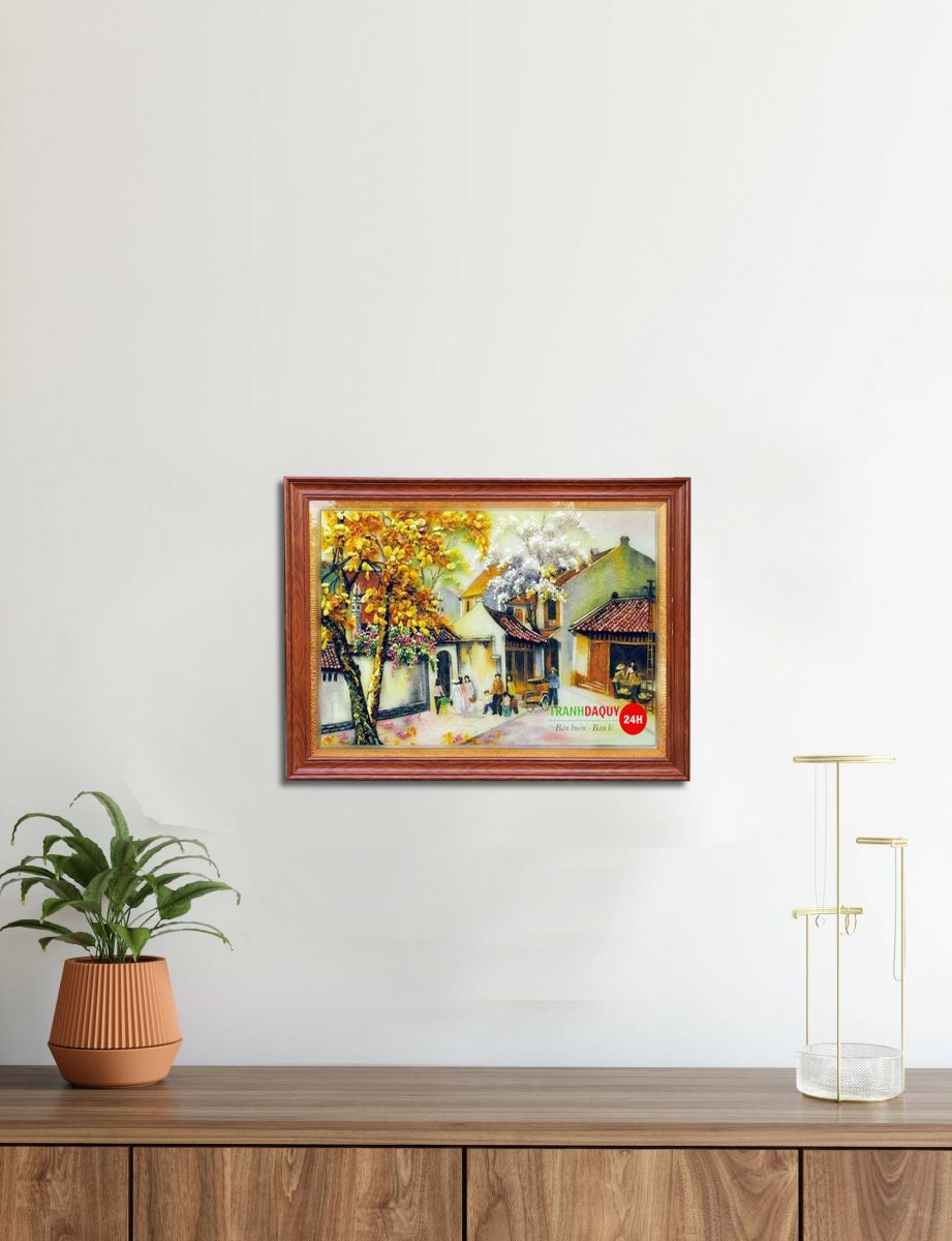 Tranh đá quý phố cổ Hà Nội