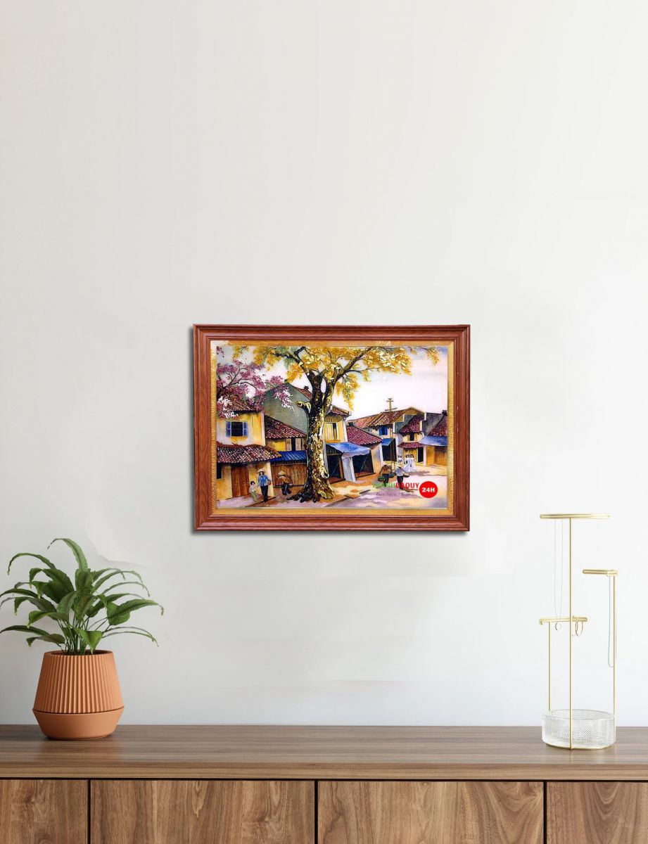 Tranh đá quý phố cổ Hà Nội