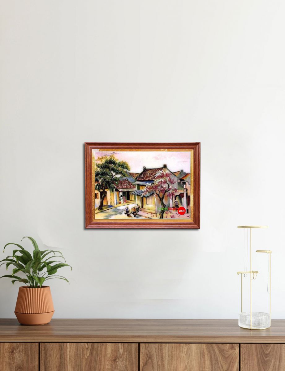 Tranh đá quý phố cổ Hà Nội