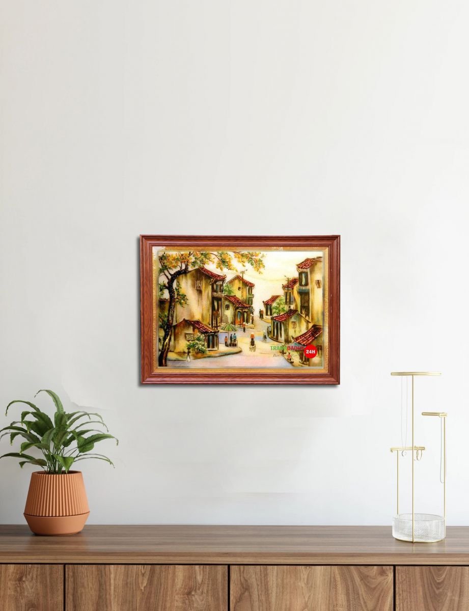 Tranh đá quý phố cổ Hà Nội