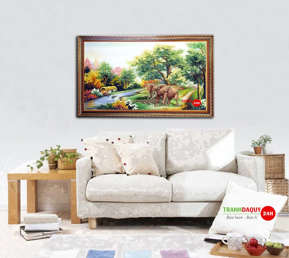 Tranh đá quý phong cảnh