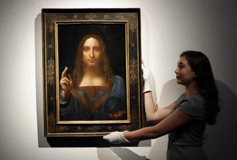 Tranh Salvator Mundi