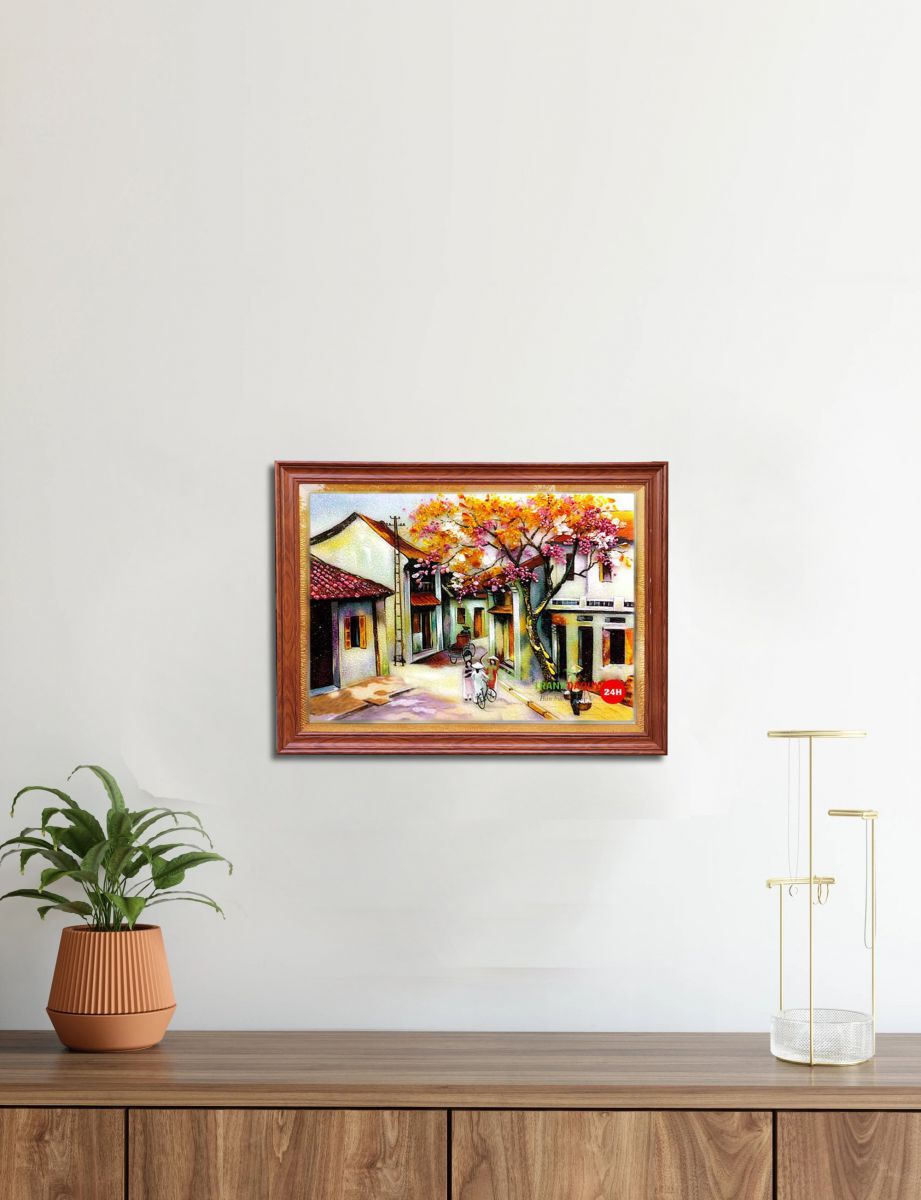 Tranh đá quý phố cổ