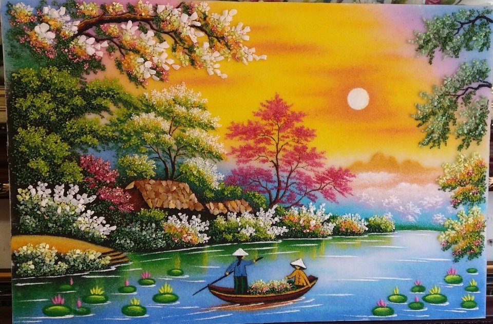 tranh người lái đò