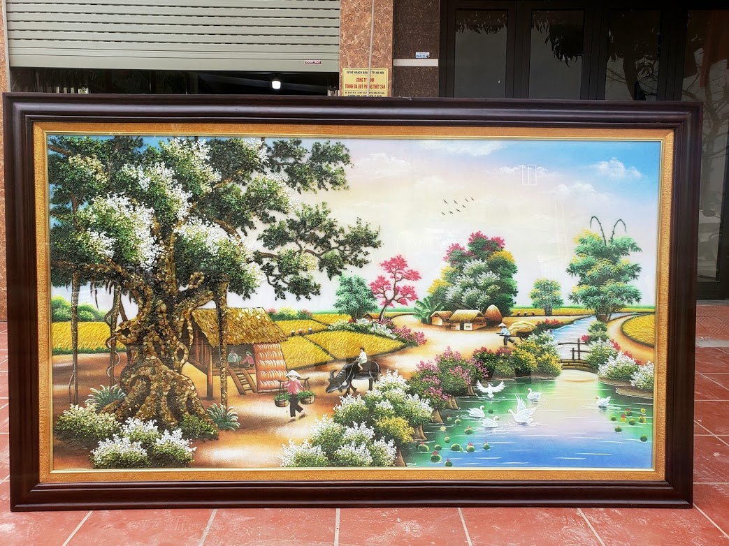 tranh đồng quê việt nam đẹp