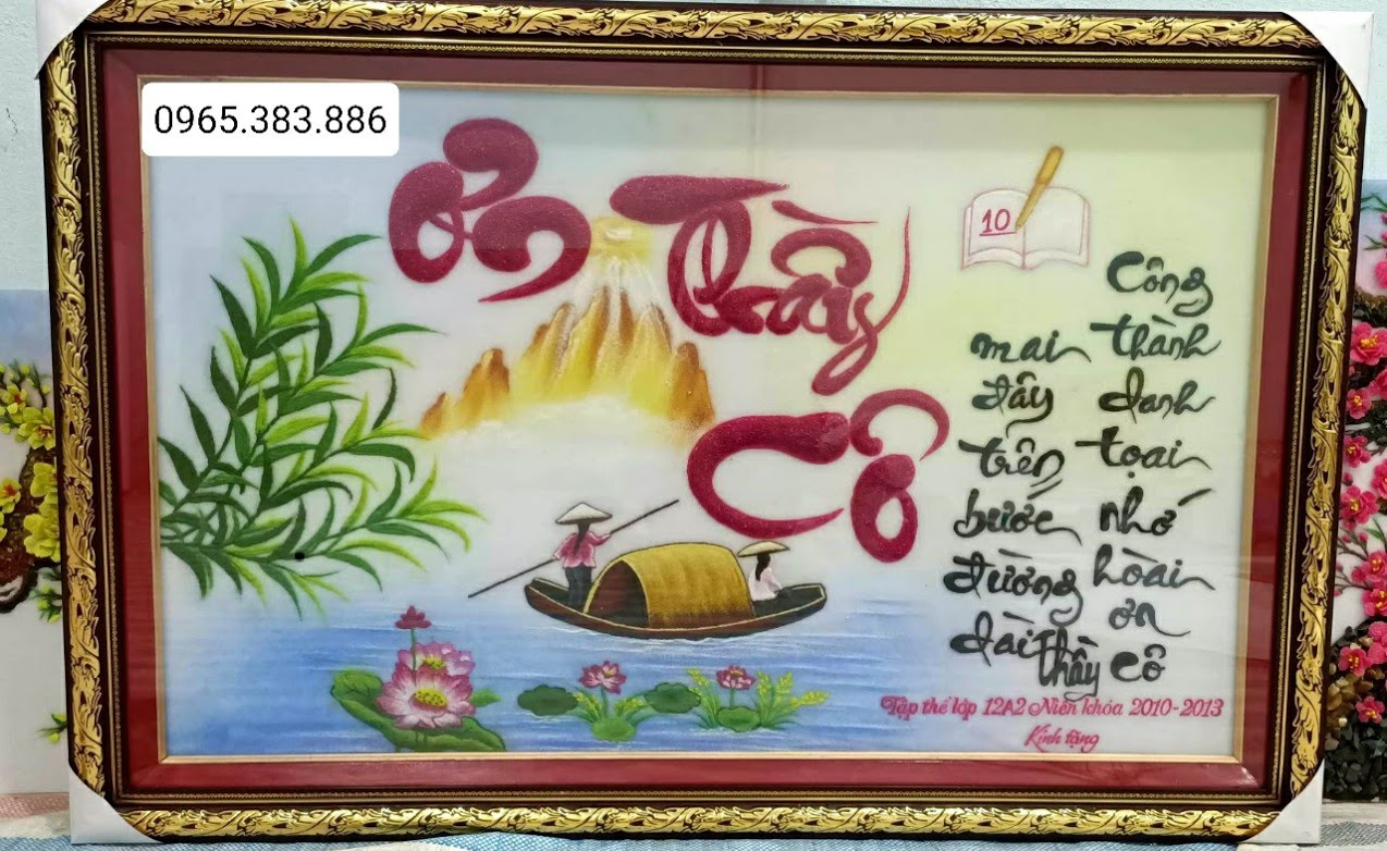 tranh ơn thầy cô đẹp nhất