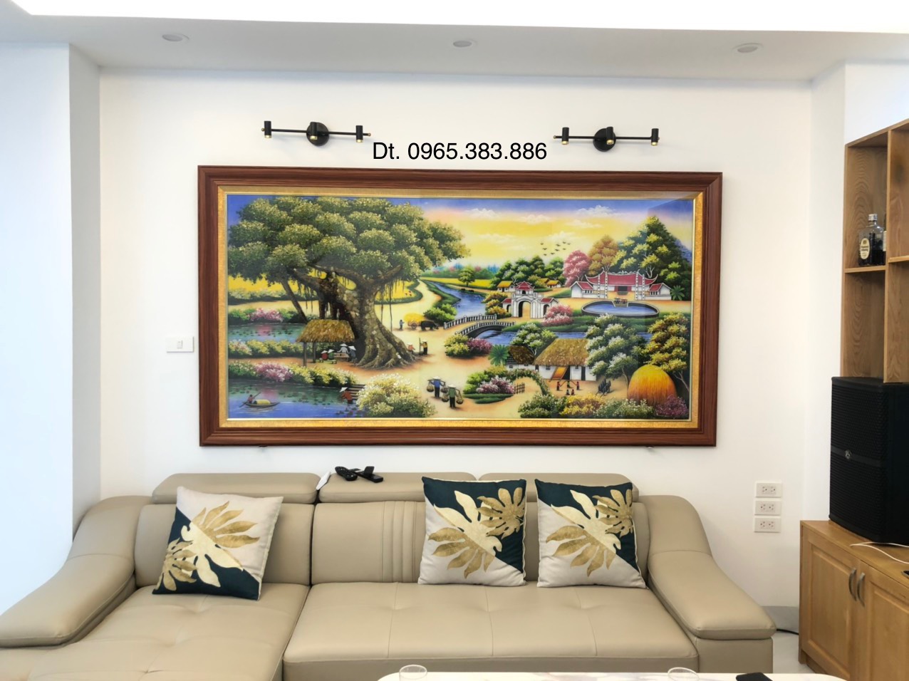 tranh làng quê đẹp