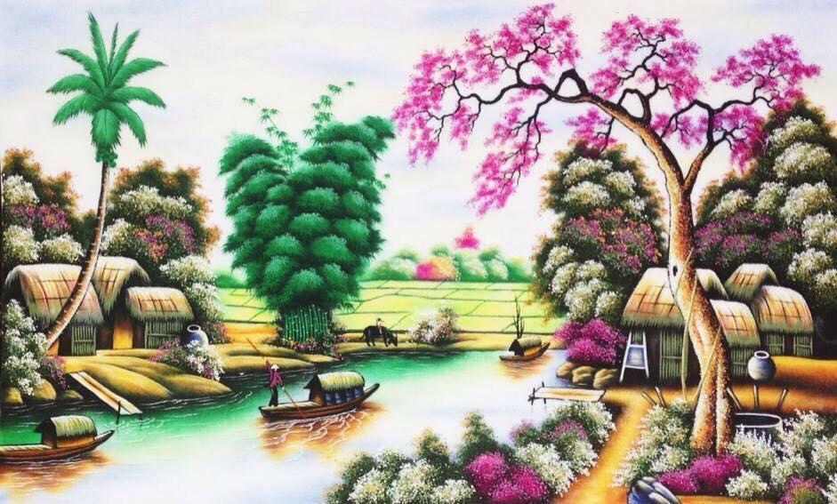 tranh người đưa đò