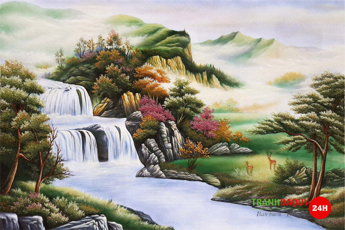 Tranh da quy son thuy