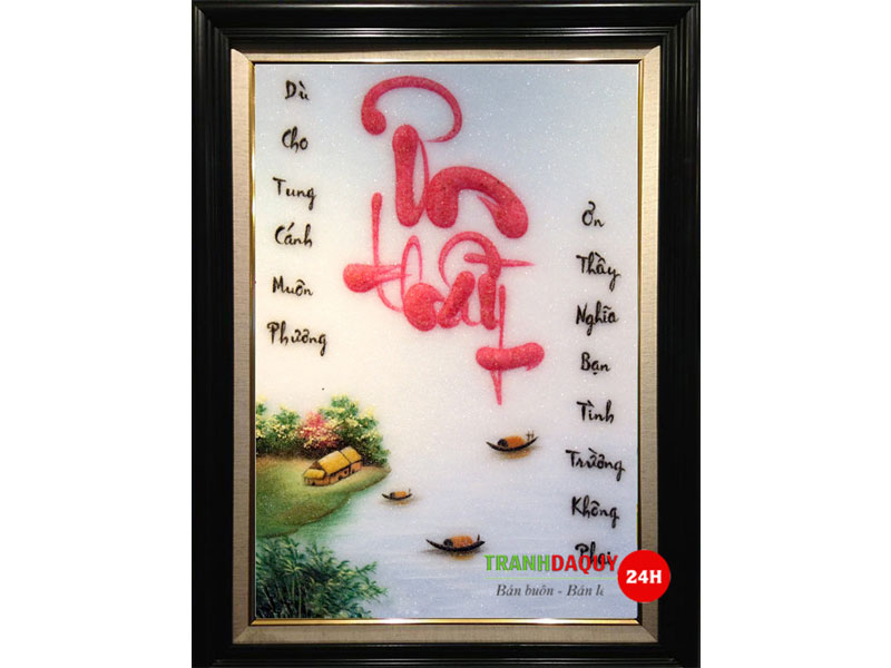 Tranh đá quý tặng thầy cô