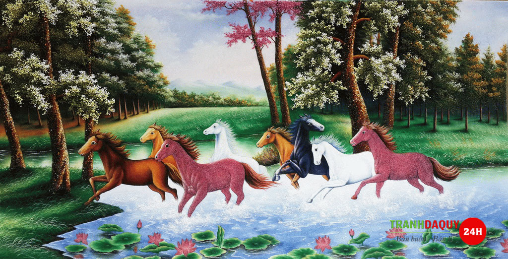 Tranh đa quý bát mã truy phong