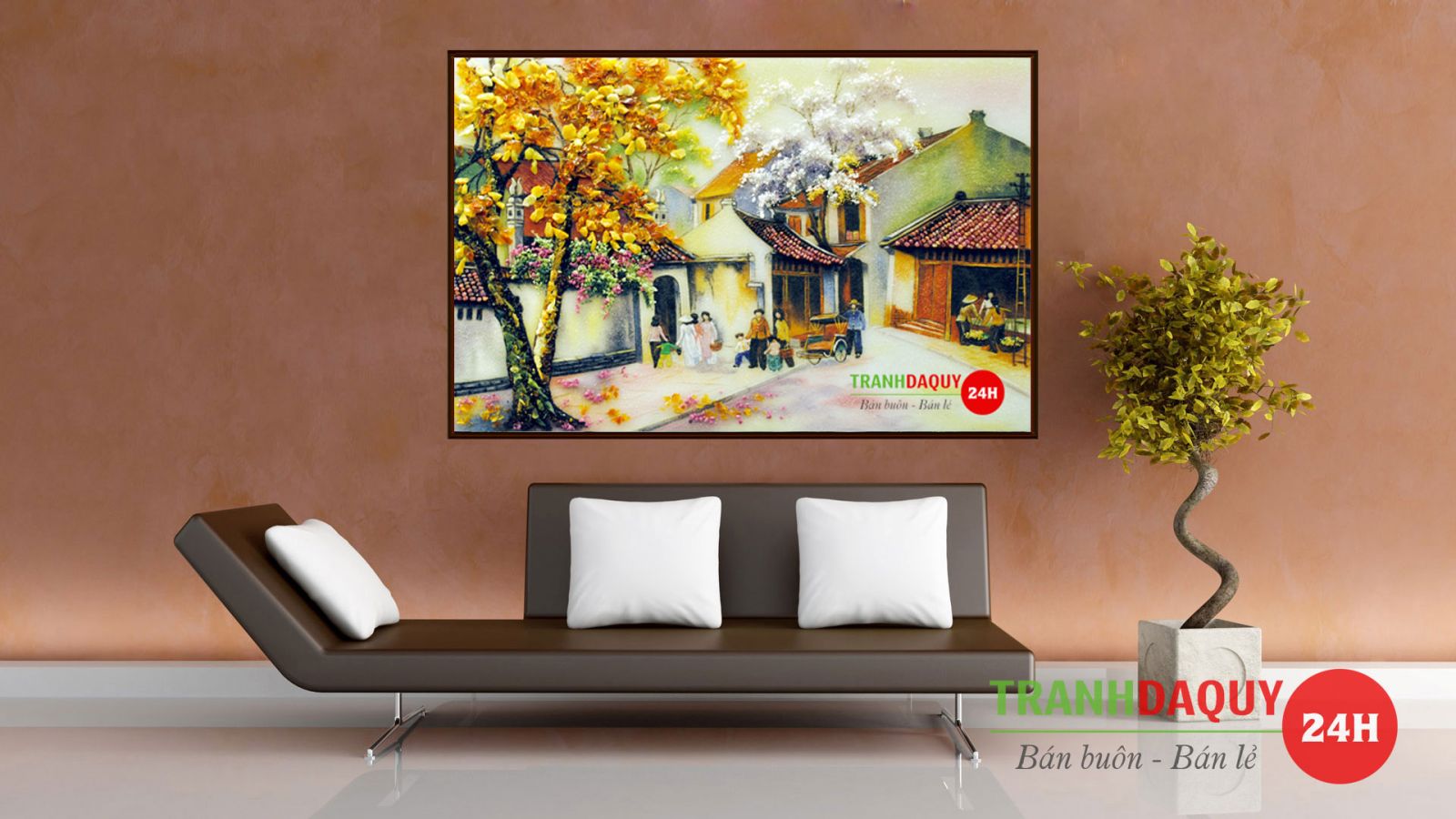 Tranh đá quý phong cảnh