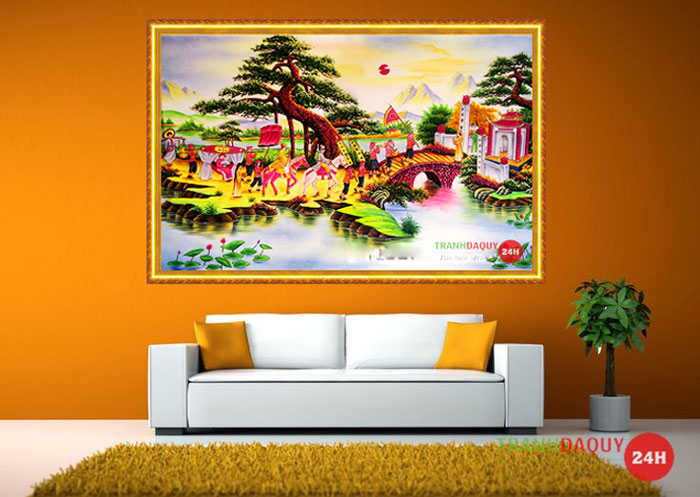 Tranh đá quý phong cảnh